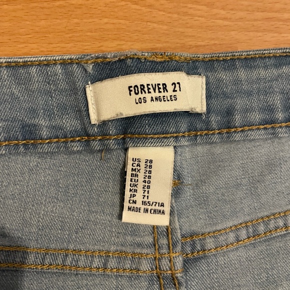 High Waisted Jean Shorts - Picture 5 of 6